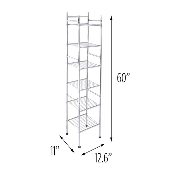 Bath 6 Tier Chrome Bathroom Storage Shelving Poshmark